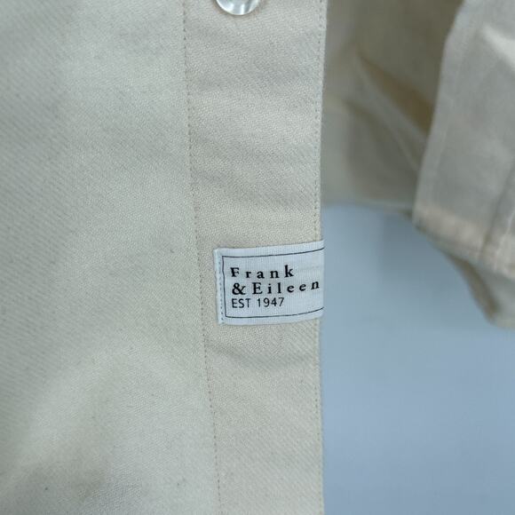 Frank and Eileen Womens XS S McLoghlin Natural Oversized Utility Pockets Shirt - Picture 10 of 12